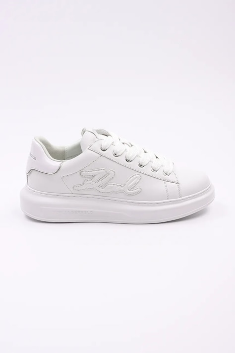 Karl Lagerfeld sneakers din piele KAPRI MENS culoarea alb, KL52511K