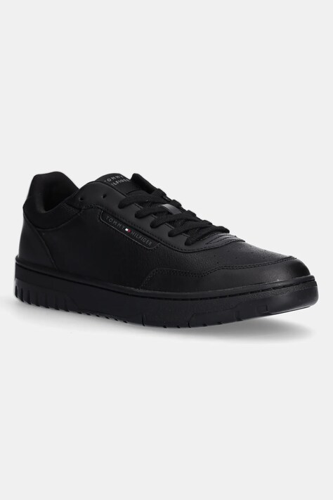 Tommy Hilfiger sneakers TH BASKET CORE LITE LTH culoarea negru, FM0FM05369