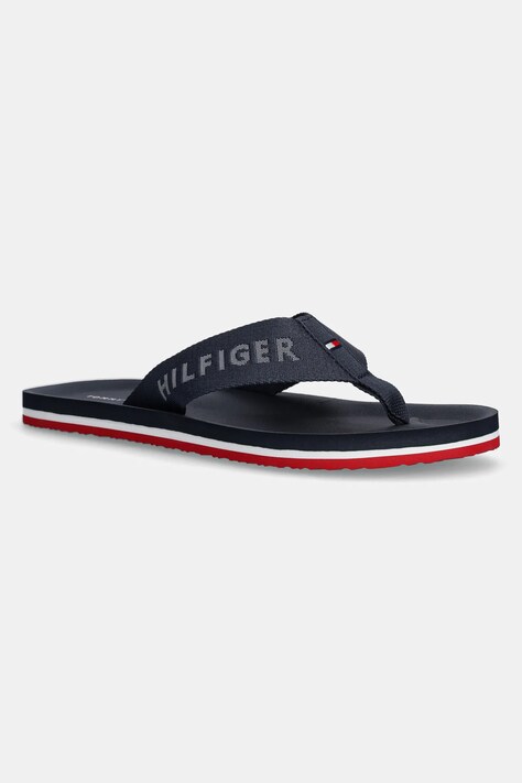 Вьетнамки Tommy Hilfiger COMFORT HILFIGER BEACH SANDAL мужские цвет синий FM0FM05341