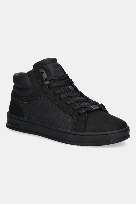 Calvin Klein sneakers HIGH TOP LACE UP NB MONO culoarea negru, HM0HM01769