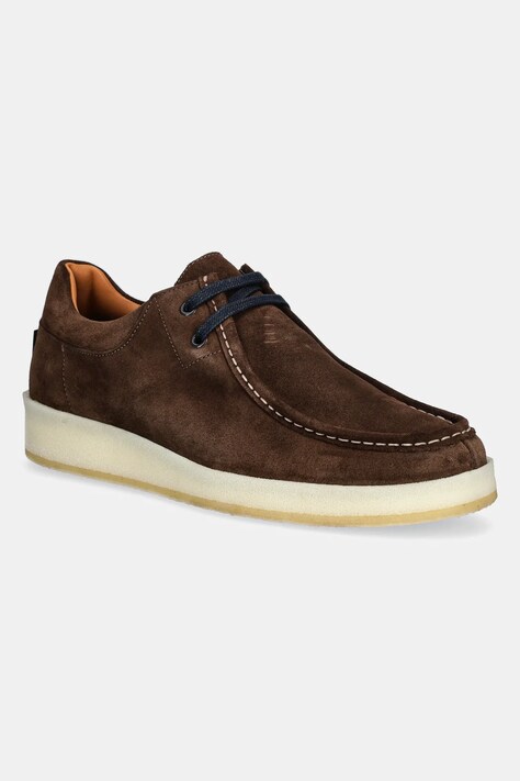 PS Paul Smith pantofi de piele întoarsă Wyld bărbați, culoarea maro, M2S-WYL02-PSUE