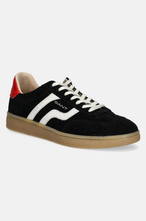 Gant sneakers din piele intoarsă Cuzmo culoarea negru, 30633859.G00