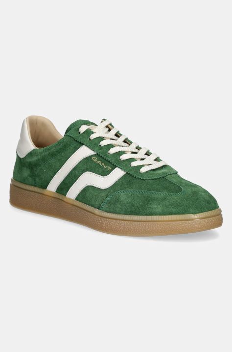 Gant sneakers din piele intoarsă Cuzmo culoarea verde, 30633859.G736