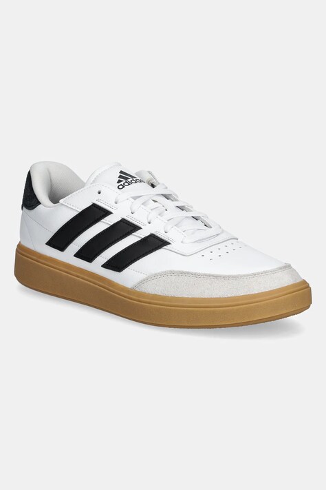 Sneakers boty adidas Courtblock bílá barva, JS4116