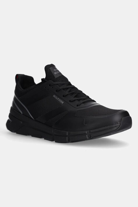 Sneakers boty Tommy Hilfiger MODERN COMFORT RUN MIX černá barva, FM0FM05471