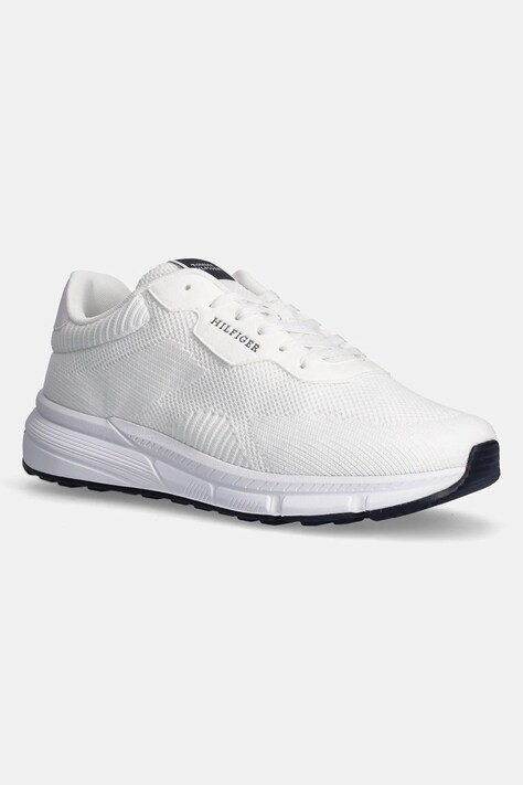 Tommy Hilfiger sneakers LIGHTWEIGHT RWB KNIT culoarea alb, FM0FM05423