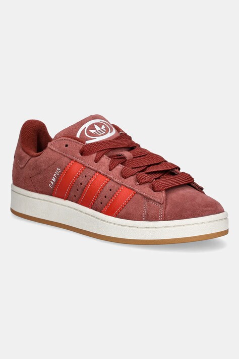 Замшеві кросівки adidas Originals Campus 00s колір бордовий JH8790