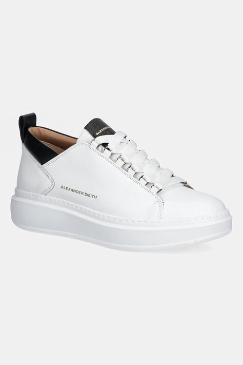 Sneakers boty Alexander Smith Wembley bílá barva, ASBBWYM2311WBK
