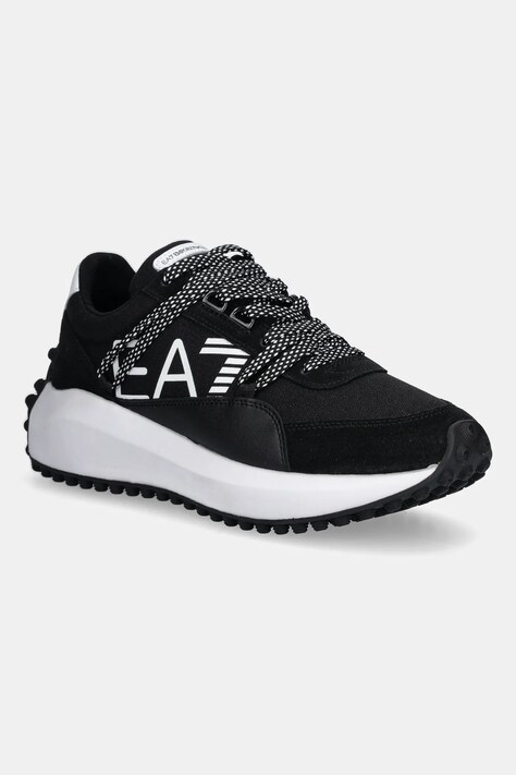 EA7 Emporio Armani sneakers barbati, culoarea negru, XK421.X8X208