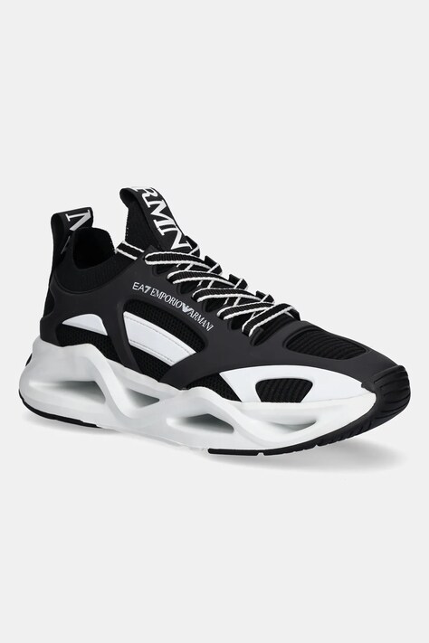 EA7 Emporio Armani sneakers barbati, culoarea negru, XK377.X8X174