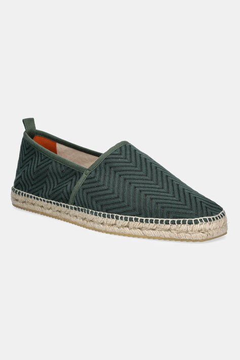 Espadrilky Missoni Corfu zelená barva, MMB001_033