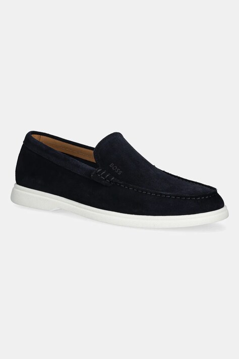 BOSS pantof Sienne barbati, culoarea albastru marin, 50543083