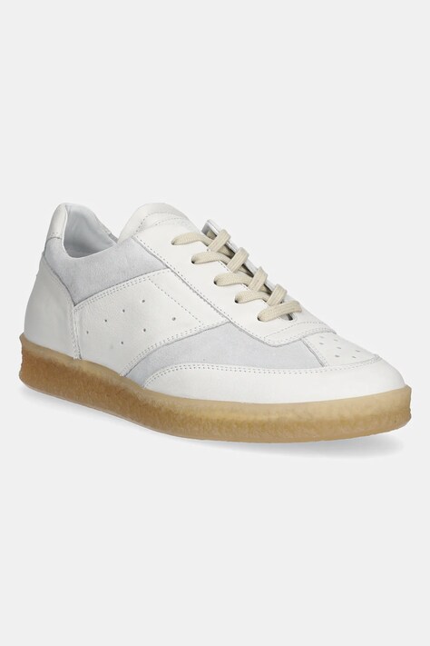 Semišové tenisky MM6 Maison Margiela pánske, šedá farba, SH1WS0012