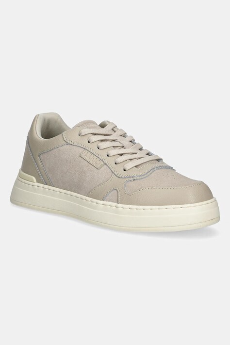 Liu Jo sneakers din piele BOY 02 barbati, culoarea bej, 7B5003PX58001127