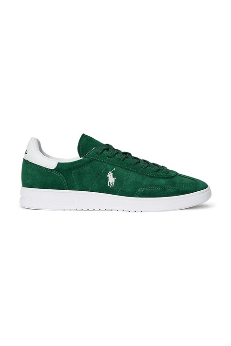 Semišové tenisky Polo Ralph Lauren Bedford Pp zelená barva, 809961180004