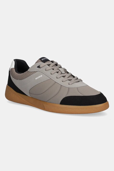 HUGO sneakers Riven barbati, culoarea gri, 50541723