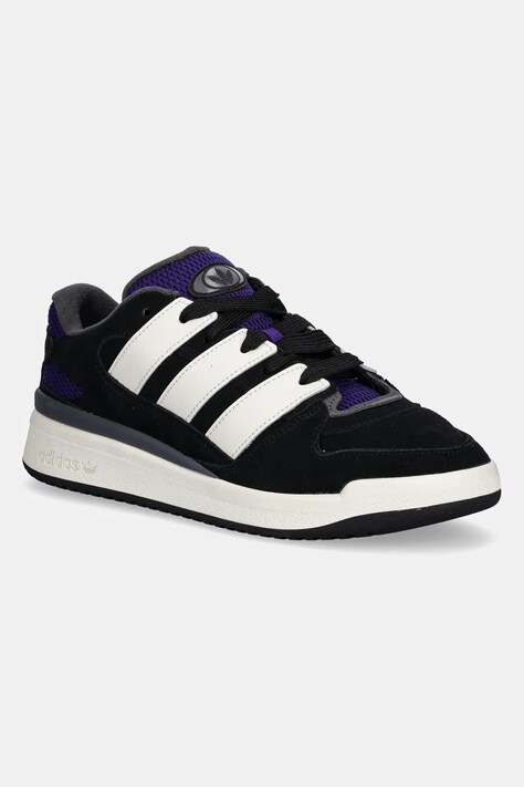 adidas Originals sneakers din piele intoarsă Forum2000 barbati, culoarea negru, JI3278