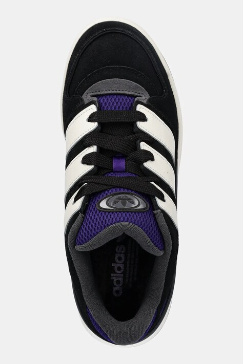 Замшеві кросівки adidas Originals Forum2000 — SS25-OBM137, чорний — фото 4