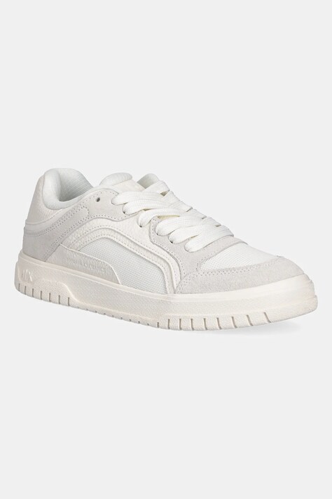 Armani Exchange sneakers bărbați, culoarea alb, XUX258 XV935 M801