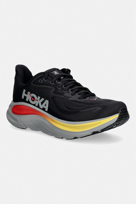 Hoka running shoes Clifton 10 black color 1162030