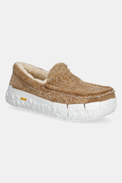 UGG mocasini din piele intoarsa Ascot Wrap Tech barbati, culoarea maro, 1167670-CHE