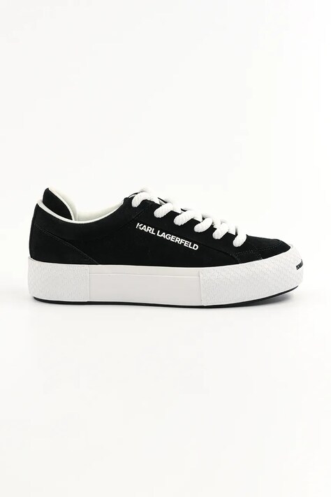 Karl Lagerfeld tenisi SKATE LO LACE culoarea negru, KL50722
