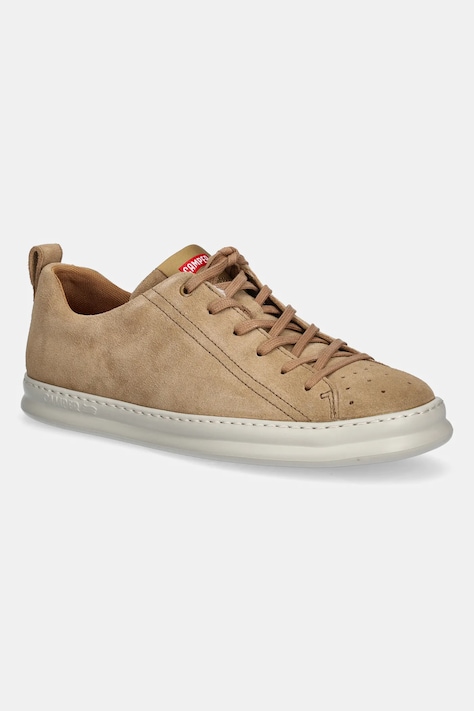 Camper sneakers din piele intoarsă Runner Four bărbați, culoarea maro, K100226-153
