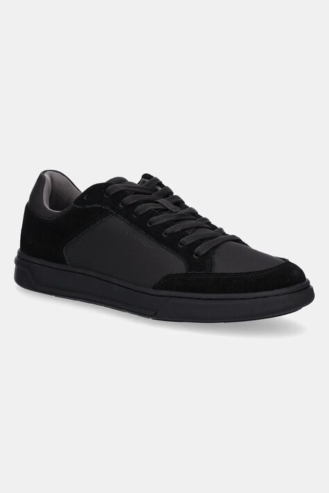 Calvin Klein sneakers LOW TOP LACE UP REPREVE MIX culoarea negru, HM0HM01802