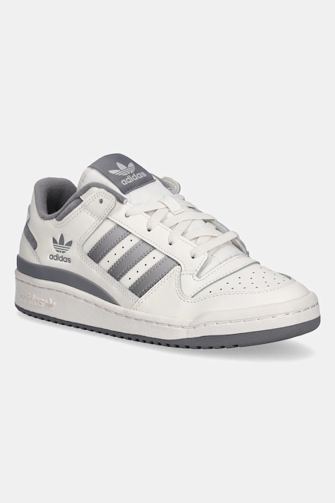 Кожаные кроссовки adidas Originals Forum Low цвет бежевый JI3266