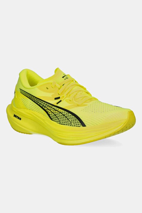 Puma sneakers de alergat Deviate NITRO 3 culoarea galben, 309707