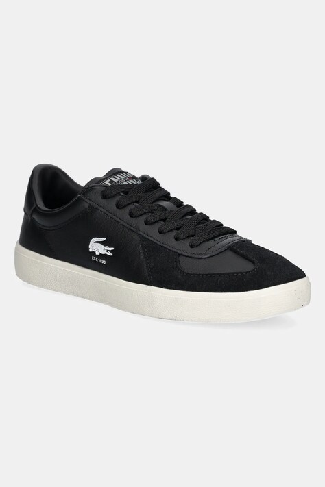Lacoste sneakers din piele BASESHOT PRO bărbați, culoarea negru, 49SMA0063