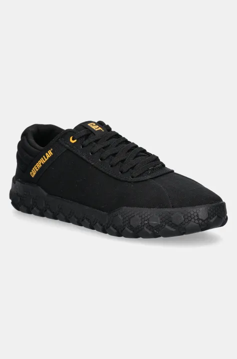 Caterpillar sneakers HEX + CANVAS barbati, culoarea negru, P726263