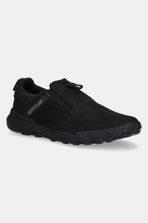 Кроссовки из нубука Caterpillar HEX READY SLIP ON мужские цвет чёрный P726106
