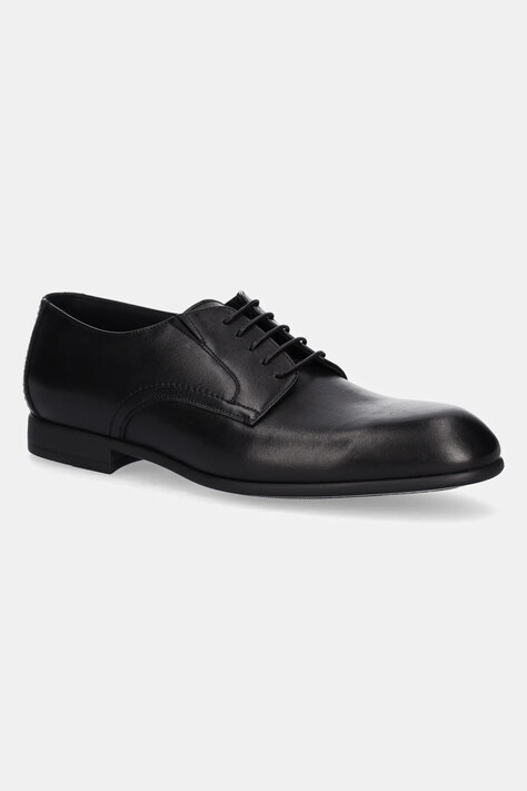 Baldinini pantofi de piele bărbați, culoarea negru, U5E007P1VITE