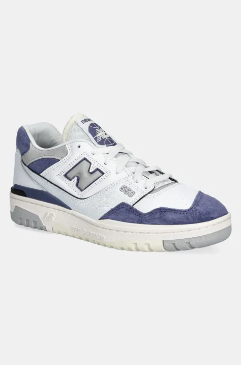 New Balance sneakers BB550BWG culoarea alb, BB550BWG