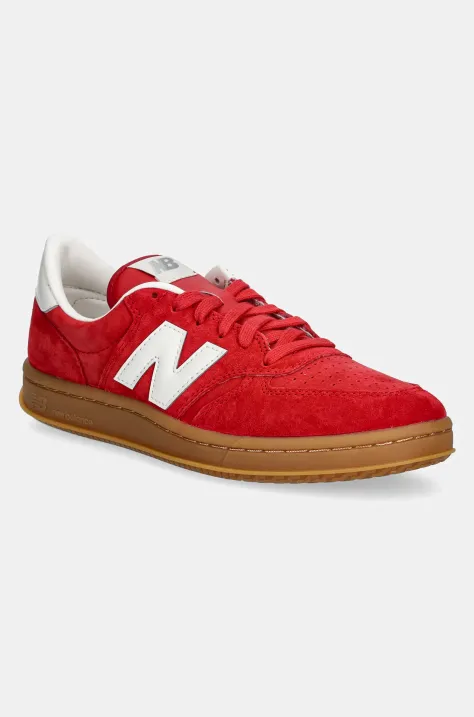 Велурени маратонки New Balance CT500FB в червено CT500FB