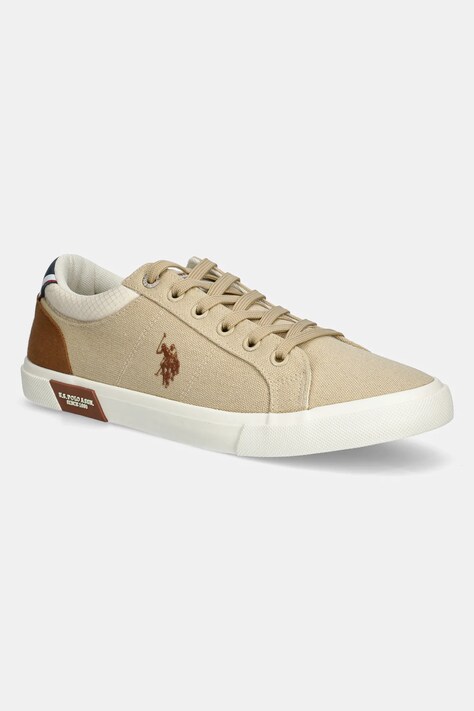 Tenisky U.S. Polo Assn. BASTER béžová farba, BASTER001M/5TH3