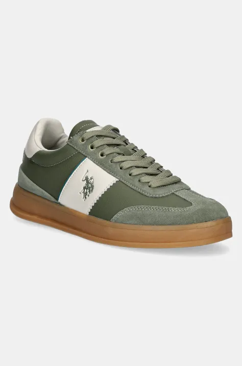 Tenisky U.S. Polo Assn. CAMPY001M/5YS3 pánske, zelená farba, CAMPY