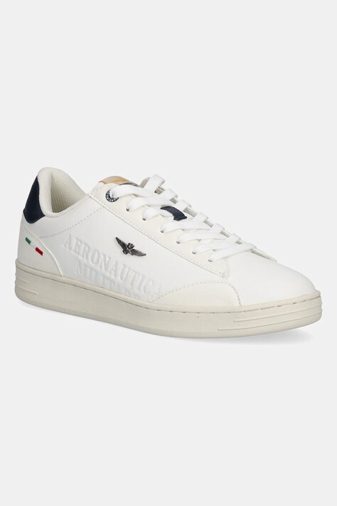 Sneakers boty Aeronautica Militare SC306CT3385 bílá barva, SC306CT3385