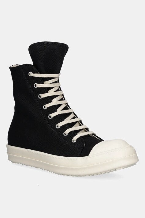 Πάνινα παπούτσια Rick Owens Sneaks χρώμα: μαύρο, DU01E3800.DOES1