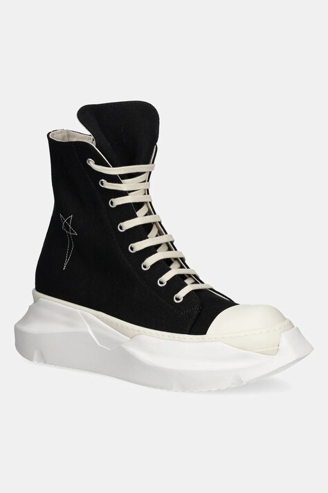 Tenisice Rick Owens Abstract Sneak za muškarce, boja: crna, DU01E3840.DOEM9
