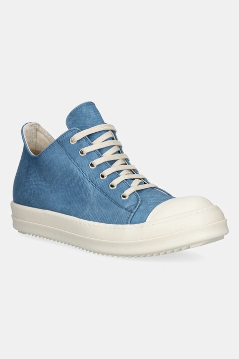 Кеды Rick Owens Low Sneaks мужские цвет белый DU01E3802.CVS