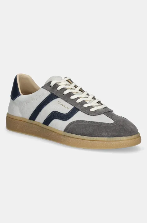 Gant sneakers din piele Cuzmo barbati, culoarea gri, 30633859.G031