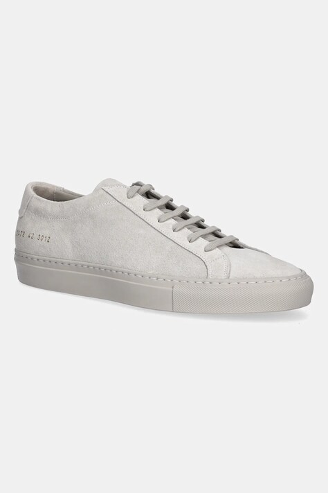 Замшеві кросівки Common Projects Achilles Tonal Suede чоловічі колір сірий 2478