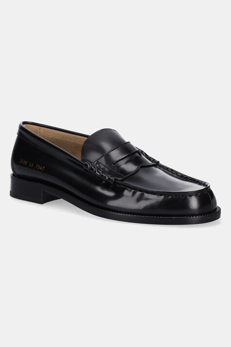 Kožené mokasíny Common Projects Loafer pánské, černá barva, 2490
