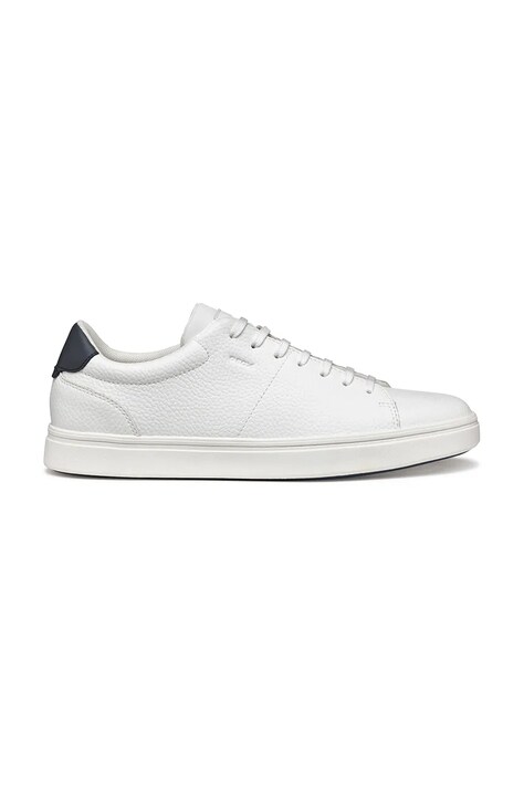Geox sneakers din piele U BALTMOORE barbati, culoarea alb, U55LDA 0009B C1000