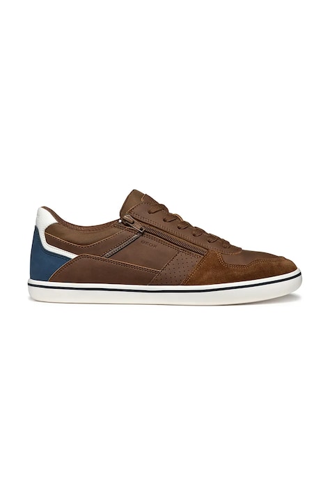 Geox sneakers U ELVER barbati, culoarea maro, U45BCA 000EK C6G4K
