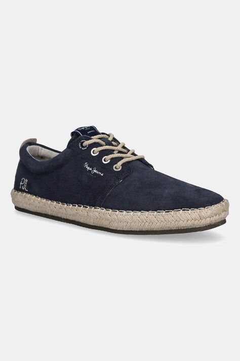 Замшевые эспадрильи Pepe Jeans TOURIST WEST цвет синий PMS10336