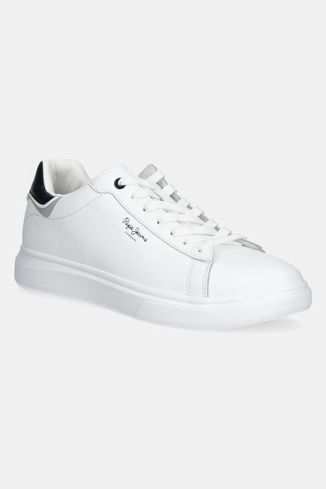 Δερμάτινα sneakers Pepe Jeans EATON ONE M χρώμα: μπεζ, PMS00044