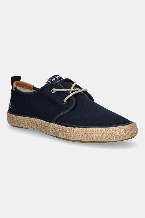 Espadrilky Pepe Jeans PORT TOURISTS tmavomodrá barva, PMS10332